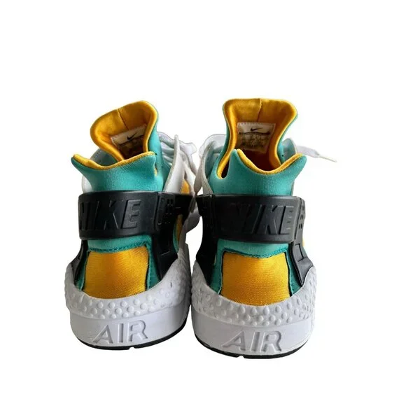 Nike Air Huarache White Turquoise Gold - Picture 6 of 15